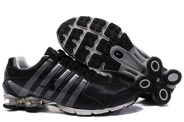 Mens Nike Shox NZ 2.0 SI Shoes Black White - Click Image to Close